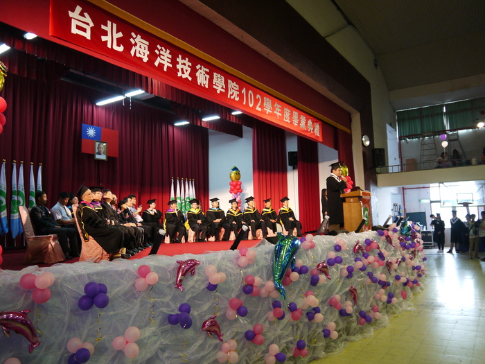 台北海洋技術學院102學年度畢業典禮圖片
