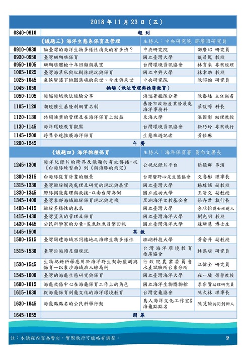 2018海洋保育研討會圖片